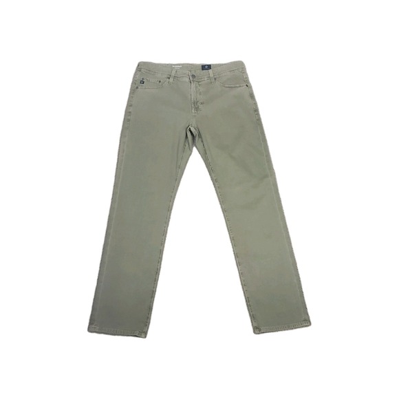 AG Adriano Goldschmied The Graduate Tailored Leg Sage Green Pants Mens 32x32